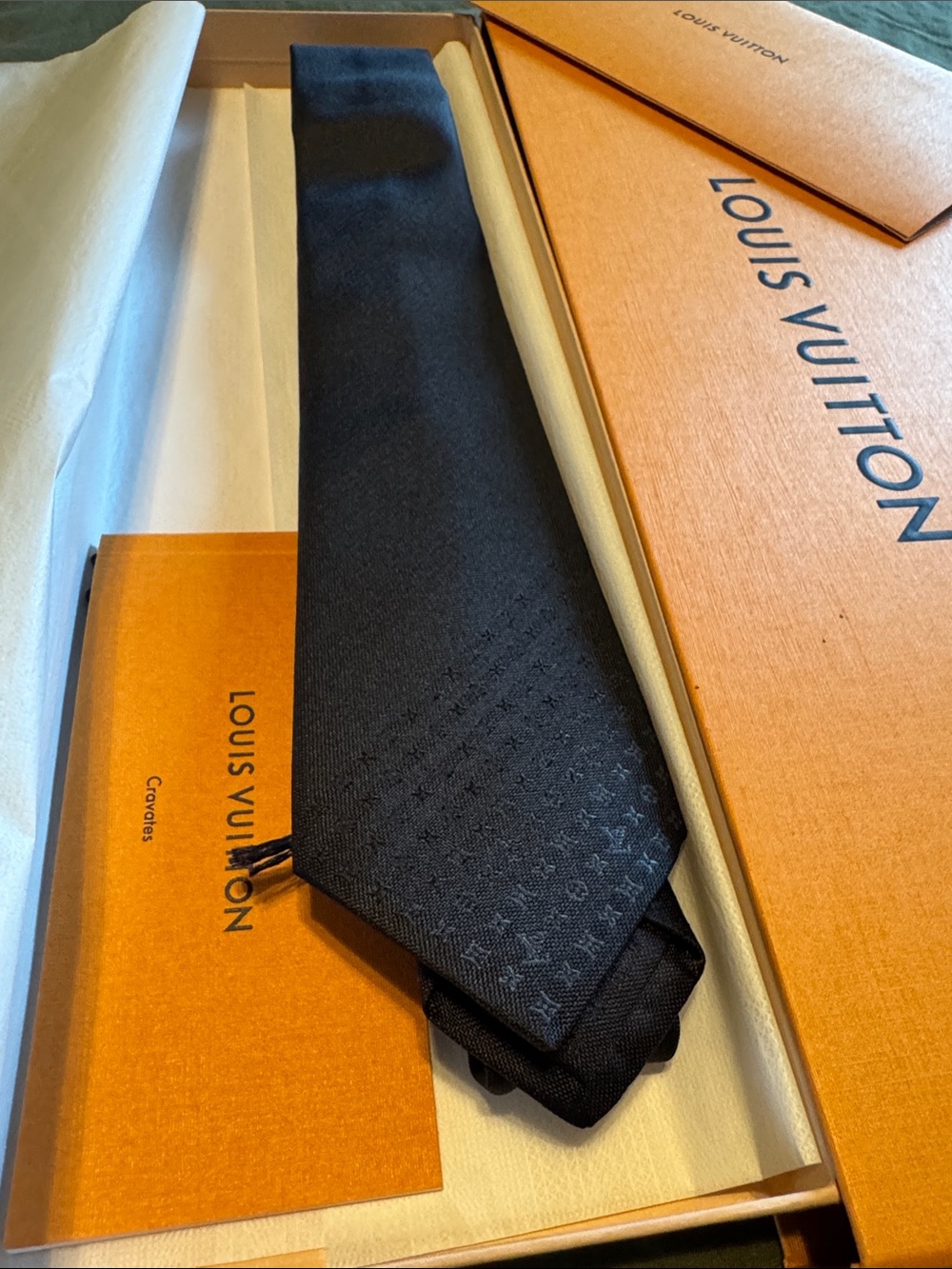 Louis Vuitton Black Tie
